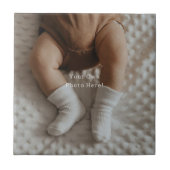 Personalised Photo Your Own Picture Ceramic Tile. Tegeltje (Voorkant)