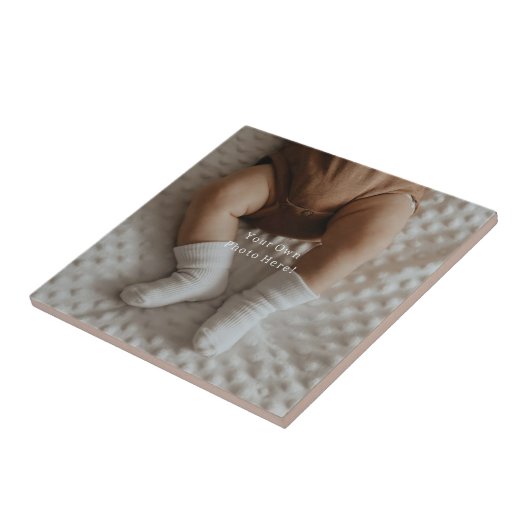 Personalised Photo Your Own Picture Ceramic Tile. Tegeltje (Zijkant)