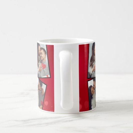 Personalised photos coffee cup koffiemok (Handvat)