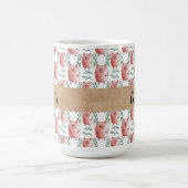 Personalised Pig Mug – Cute Farm Animal Gift Cup Koffiemok (Center)