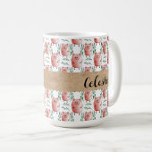 Personalised Pig Mug – Cute Farm Animal Gift Cup Koffiemok (Voorkant rechts)