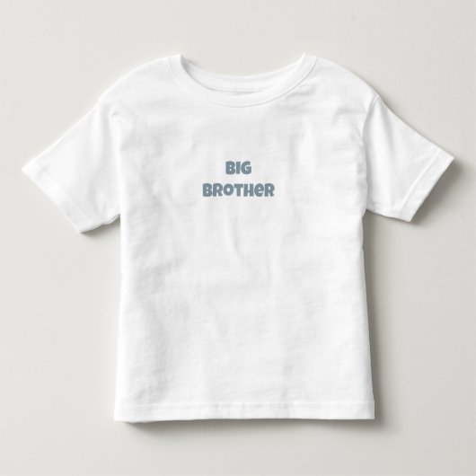 Personalised Pregnancy Announcement Big Brother. Kinder Shirts (Voorkant)