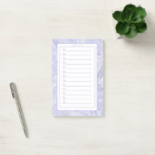 Personalised Purple Paint Strokes Grocery List. Post-it® Notes (Kantoor)