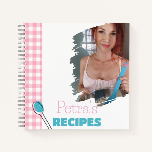 Personalised Recipe Book (Your Photo) Notitieboek (Voorkant)