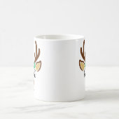 Personalised Reindeer Christmas Mug Koffiemok (Center)