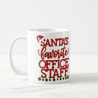 Personalised Santa's Favoriete Kantoor Personeel Koffiemok