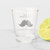 Personalised shot glass as a gift for Dad Glas (Achterkant)