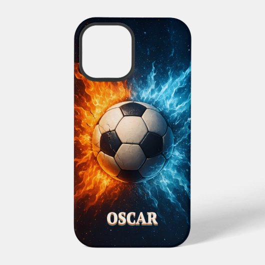 Personalised Sports/Soccer iPhone 12 Pro Case iPhone Hoesje (Achterkant)