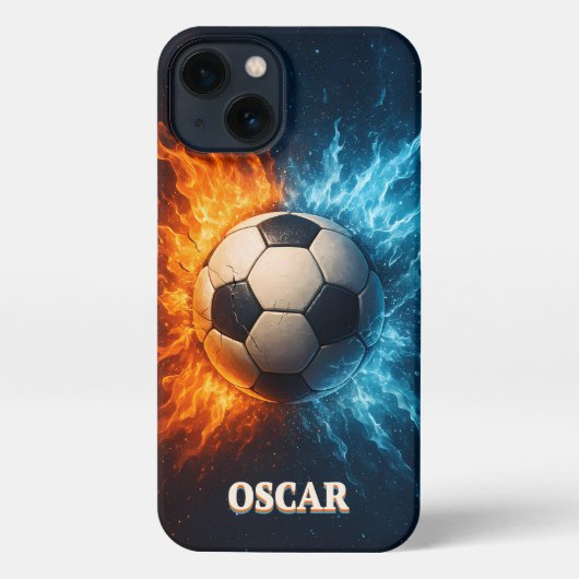 Personalised Sports/Soccer iPhone 13 Case iPhone Hoesje (Achterkant)