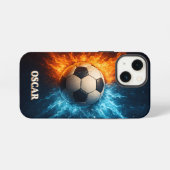 Personalised Sports/Soccer iPhone 13 Mini Case iPhone Hoesje (Achterkant horizontaal)