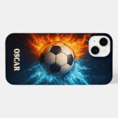 Personalised Sports/Soccer iPhone 14 Plus Case iPhone Hoesje (Achterkant horizontaal)