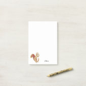Personalised squirrel Notas Post-It Post-it® Notes (Op bureau)