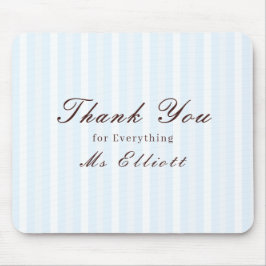Personalised Thank You Teacher Mouse Pad Bluebell Muismat