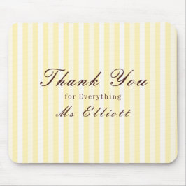 Personalised Thank You Teacher Mouse Pad Buttercup Muismat