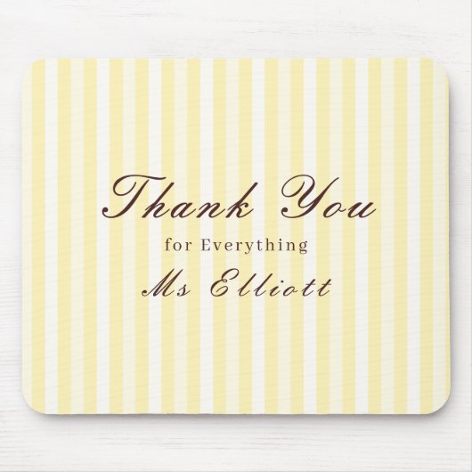 Personalised Thank You Teacher Mouse Pad Buttercup Muismat (Voorkant)