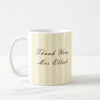 Personalised Thank You Teacher Mug Koffiemok