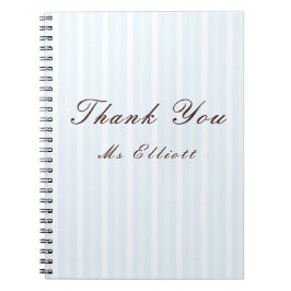 Personalised Thank You Teacher Notebook Notitieboek