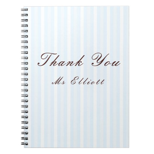 Personalised Thank You Teacher Notebook Notitieboek (Voorkant)