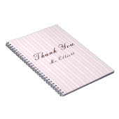 Personalised Thank You Teacher Notebook Notitieboek (Rechterzijde)