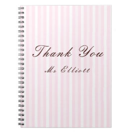 Personalised Thank You Teacher Notebook Notitieboek
