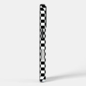 Personalised Two-Tone Checkerboard Case-Mate iPhone Case (Achterkant / Rechts)