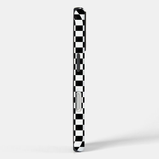 Personalised Two-Tone Checkerboard Case-Mate iPhone Case (Achterkant / Rechts)