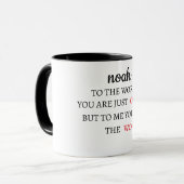 Personalised Valentine's Day Mug NAME Mok (Voorkant links)