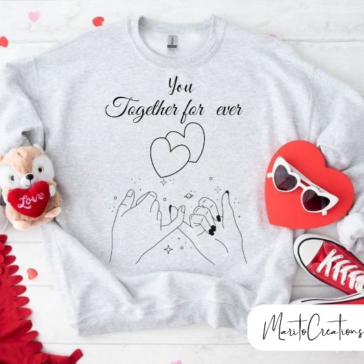 Personalised Valentine's Day sweater for couples