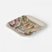 Personalised Wedding Paper Cup- Happily Ever After Papieren Bordje (Gebogen)