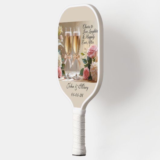 Personalised  Wedding Pickleball Paddle (Links)