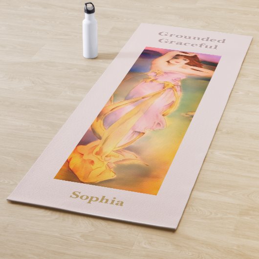 Personalised Yoga Mat | Grounded Graceful Goddess  (In situ)