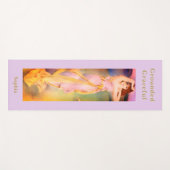 Personalised Yoga Mat | Grounded Graceful Goddess  (Voorkant (horizontaal))