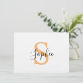 Personalised Your Name, Custom Name, Birthday Gift Kaart (Staand voorkant)