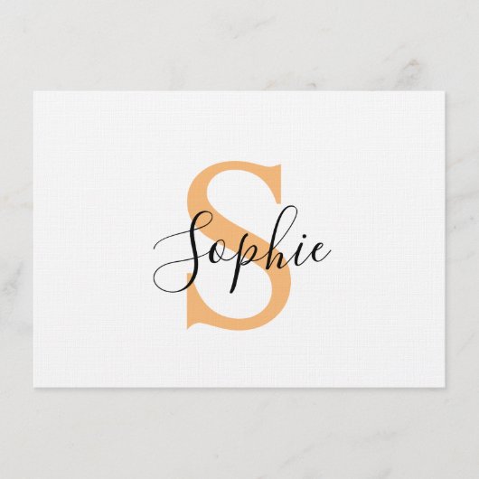 Personalised Your Name, Custom Name, Birthday Gift Kaart (Voorkant)