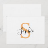 Personalised Your Name, Custom Name, Birthday Gift Kaart (Voorkant / Achterkant)