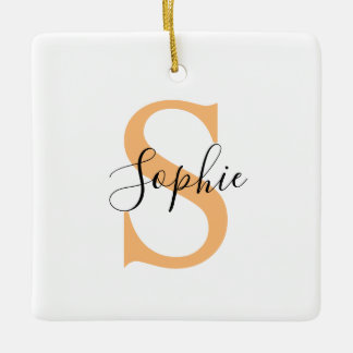 Personalised Your Name, Custom Name, Birthday Gift Keramisch Ornament