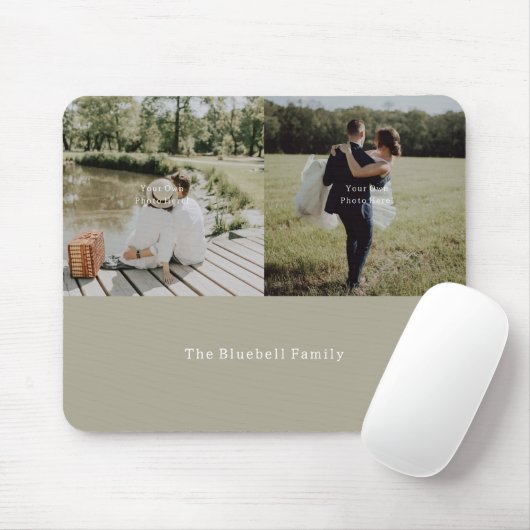 Personalised Your Own Photo And Text Mouse Pad. Muismat (Met muis)