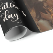 Personaliseer 10 foto's Gelukkig Valentijnsdag Ret Cadeaupapier (Rol Hoek)