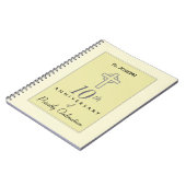 Personaliseer, 10e Jubileum van Priest in reliëf Notitieboek (Linkerzijde)