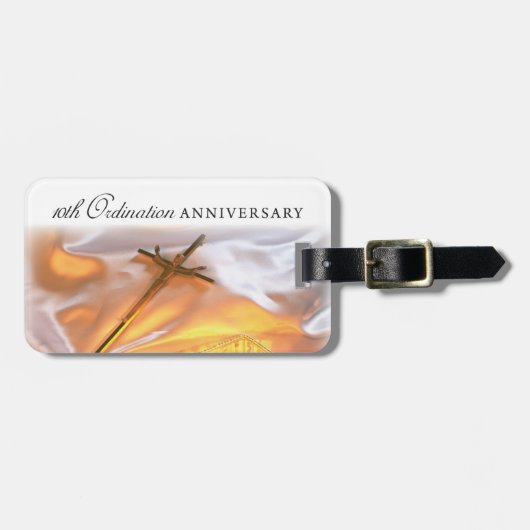 Personaliseer, 10e Jubileum voor bestellingen, Kru Bagagelabel (Voorkant horizontaal)