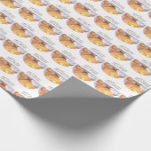 Personaliseer, 10e Jubileum voor bestellingen, Kru Cadeaupapier (Hoek)