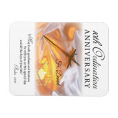 Personaliseer, 10e Jubileum voor bestellingen, Kru Magneet (Horizontaal)