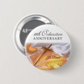 Personaliseer, 10e Jubileum voor bestellingen, Kru Ronde Button 5,7 Cm (Voorkant /achterkant)
