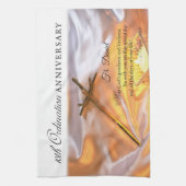 Personaliseer, 10e Jubileum voor bestellingen, Kru Theedoek (Verticaal)