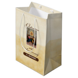 Personaliseer, 10e priesterwijding verjaardag enge medium cadeauzakje