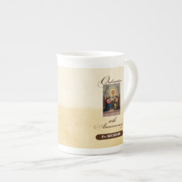 Personaliseer, 10e priesterwijding verjaardag enge porselein kop