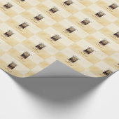 Personaliseer, 10e wijdingviering engelen cadeaupapier (Hoek)