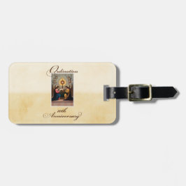Personaliseer, 10th Ordination Jubileum Angels Bagagelabel