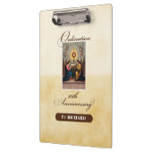 Personaliseer, 10th Ordination Jubileum Angels Klembord (Links)