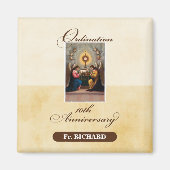 Personaliseer, 10th Ordination Jubileum Angels Magneet (Voorkant)